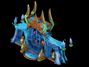 game model - furniture cabinet ice lingxian lattic 3D Model