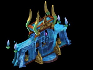 game model - furniture cabinet ice lingxian lattic 3D Модель