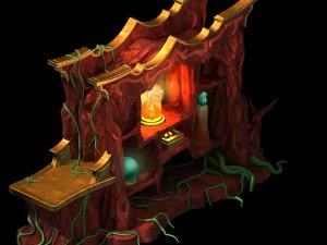 modelo de jogo - desilus&atilde;o do arm&aacute;rio de m&oacute;veis ming fi Modelo 3D