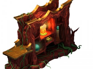 game model - furniture cabinet disillusion ming fi Modelo 3D
