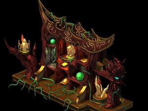 game model - furniture cabinet disillusion ming 5 3D Model