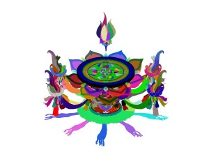 game models - family objects - eight immortals tab 3D Model