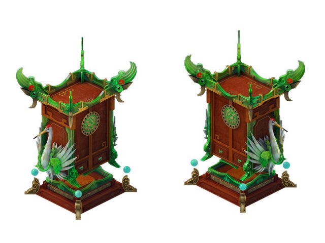 game models - family objects - birds cabinet 02 3D 模型 .c4d .max .obj .3ds .fbx .stl .blend 