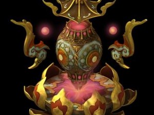 game model - family objects - lotus censer Modelo 3D