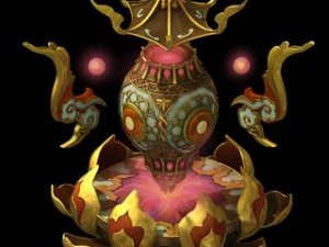 game model - family objects - lotus censer 3D Model