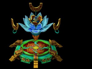 game model - family objects - lotus censer 02 3D 모델