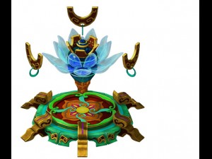 game model - family objects - lotus censer 02 3D Model