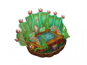 modelo de jogo - objetos familiares - cama bilolong king Modelo 3D