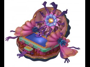 game model - family objects - bilolong king bed 02 3D 모델