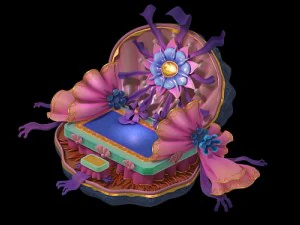 game model - family objects - bilolong king bed 02 3D Model