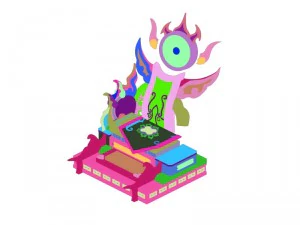 game model - family objects - jasper cirrus chairs 3D Model
