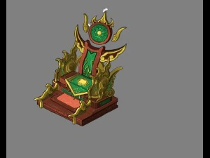 game model - family objects - jasper cirrus chairs 3D Model