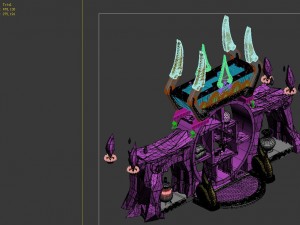 game model - family objects - ice lingxian lattice 3D 모델
