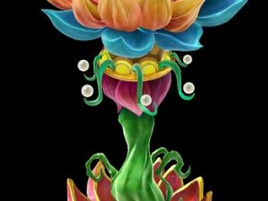 game model - family objects - cailian with beads 0 3D Model