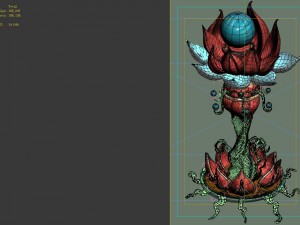 game model - family objects - cailian with beads 0 3D Model