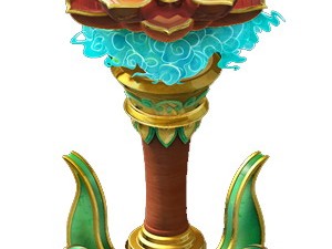 game model - family objects - cailian with beads 0 3D मॉडल