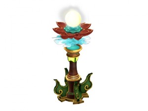 game model - family objects - cailian with beads 0 Modelo 3D