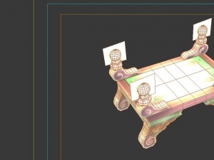 game model - intra family objects - coffee table 0 Modèle 3D