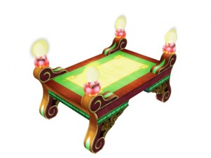 game model - intra family objects - coffee table 0 3D Модель