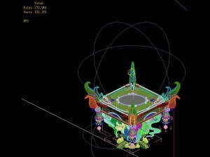 game model - family objects - chaoyang treasure ta 3Dモデル