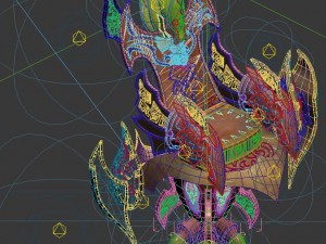 game model - family objects - chiyou throne 02 3D 모델