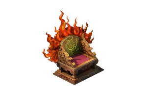 game model - family objects - red chance fire clou 3D Модель