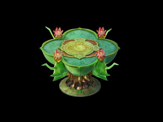 game model - family objects - bamboo table 3D Model .c4d .max .obj .3ds .fbx .stl .blend 