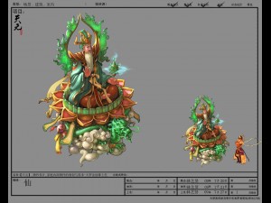 game model - in-house objects - big golden fairy 3D मॉडल