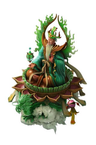 game model - in-house objects - big golden fairy 3D मॉडल .c4d .max .obj .3ds .fbx .stl .blend 