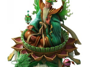 game model - in-house objects - big golden fairy 3D-Modell
