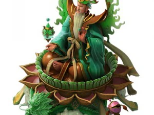 गेम मॉडल - इन-हाउस ऑब्जेक्ट - बड़ी सुनहरी परी 3D मॉडल