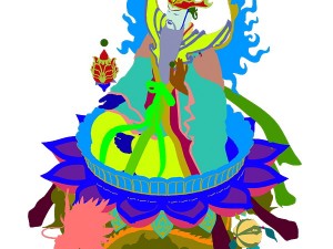 game model - in-house objects - big golden fairy 3D मॉडल