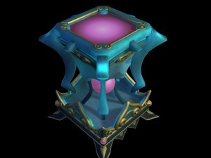 game model - home interior objects - stool chair w 3D Модель