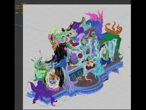 game model - family objects - multi-grid 3D Model