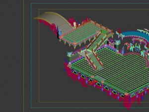 game models - intra family objects - secondary bui Modelo 3D