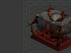 game model - family objects - bone ebony Model 3D