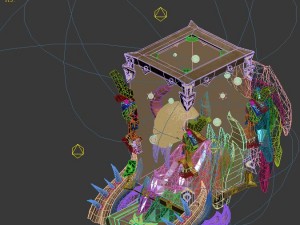 game model - family objects - bone ebony 3 3D-Modell