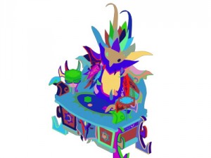 game model - family objects - ghost mirror 01 3D मॉडल