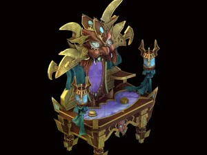 게임 모델 - 가족 개체 - 유령 거울 02 3D 모델