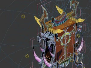 game model - family objects - cabinet mysterious m 3D Model