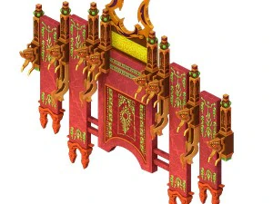 game model - family objects - jackpot moire screen 3D Model