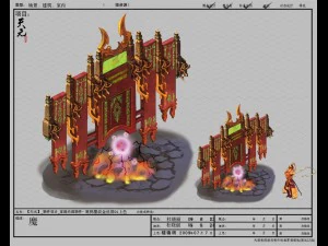 game model - family objects - jackpot moire screen 3D Model