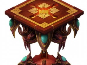 game model - family objects - ghost soul table 3D Модель