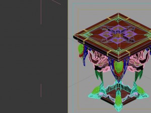 game model - family objects - ghost soul table 3D Модель
