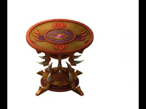 ігрова модель - сімейні об'єкти - таблиця душ привидів 2 3D Модель