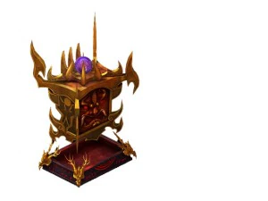 modello di gioco - oggetti di famiglia - armadietto in scaglie di drago Modello 3D