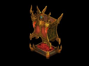 game model - family objects - dragonscale cabinet 3D 모델