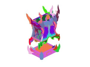 game model - family objects - dragonscale cabinet 3D Model