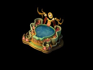 game model - family objects - qionghua snow mussel 3D Model