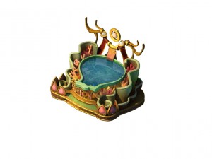 game model - family objects - qionghua snow mussel 3D Model